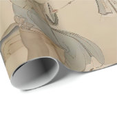 Tang Dynasty Handmaidens Gift Wrap Cadeaupapier (Rol Hoek)