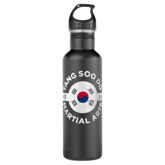 Tang Soo Do Martial Arts Korea Karate Waterfles (Voorkant)