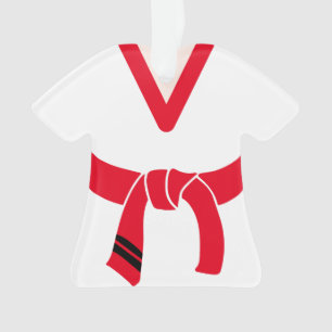 Tang Soo Do Red Belt 1e GUP gepersonaliseerd Ornament