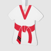 Tang Soo Do Red Belt 1er Gup Personnalisé (devant)