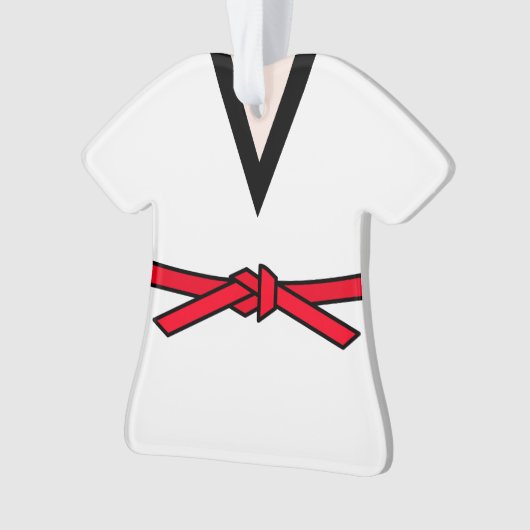 Tang Soo Do Red Belt 2e niveau Personnalisé (devant)