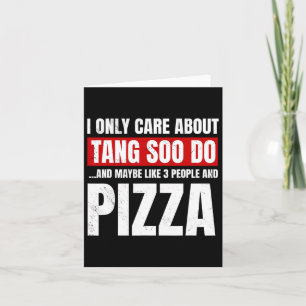Tang Soo Do Sparring Martial Artist Karate Master Kaart