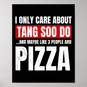 Tang Soo Do Sparring Martial Artist Karate Master Poster
