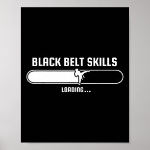 Tang Soo Doe Grappige Kinder Black Belt Skills Lad Poster