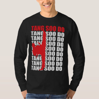 Tang Soo font le long T-shirt de douille