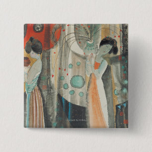 Tang Women Vierkante Button 5,1 Cm