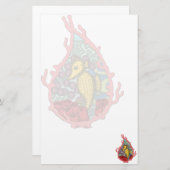 Tanga de Seahorse Stationery Briefpapier (Voorkant / Achterkant)