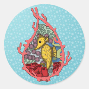 Tanga de Seahorse Sticker