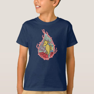 Tanga het Seahorse Kind en Baby Dark Shirt