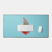 Tanga het zeepaardje bureaumat (Keyboard & Muis)