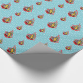 Tanga het zeepaardje inpakpapier (Hoek)