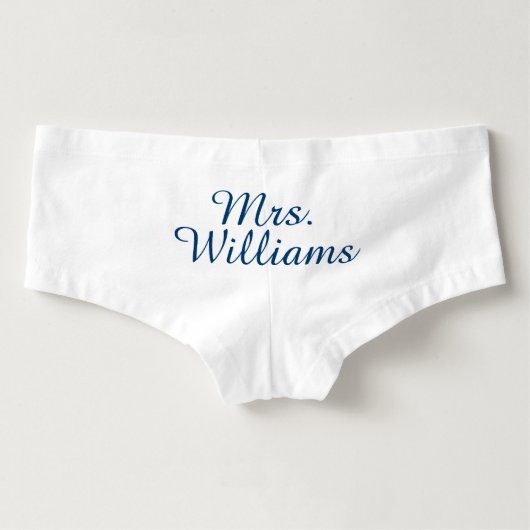 Tanga Mme mignonne Panties dans quelque chose bleue (Dos)