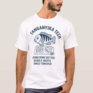 Tanganyika Tech – Shell Dweller Blauwdruk Parodie T-shirt