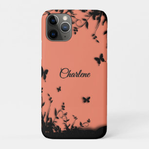 Tangarine Butterfly Garden Aangepast iPhone 11 Pro Hoesje