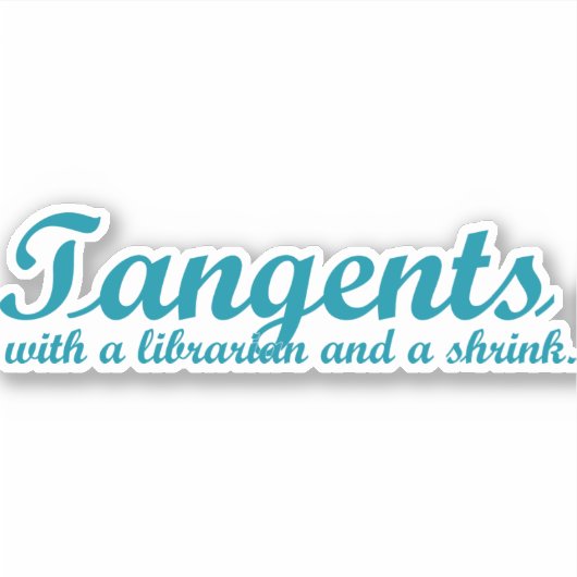 Tangenten Sticker (Voorkant)