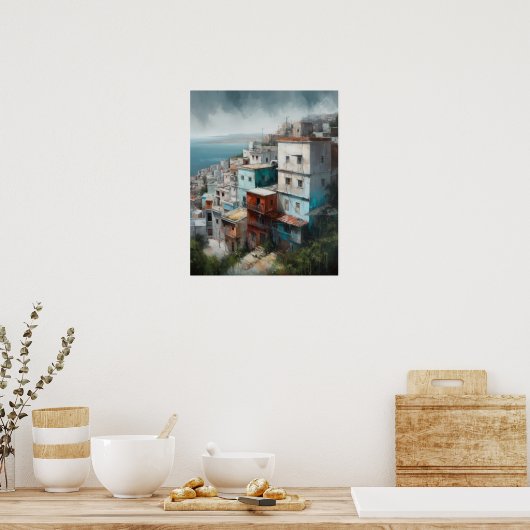 Tanger Maroc Peinture Art Imprimer Poster (Cuisine)