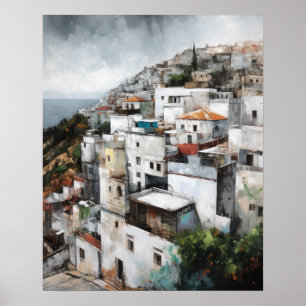 Tanger Maroc Peinture Art Imprimer Poster