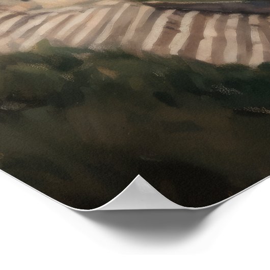 Tanger Maroc Peinture Art Imprimer Poster (Coin)