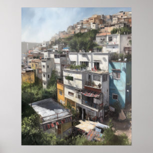Tanger Maroc Peinture Art Imprimer Poster