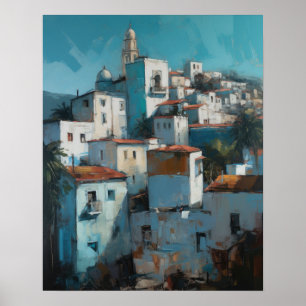 Tanger Maroc Peinture Art Imprimer Poster