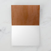 Tangerine Blank Hartelijk Dank 2.0 Bedankkaart (Binnen)