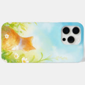 Tangerine Bloementuin Case-Mate iPhone Case (Achterkant (horizontaal))