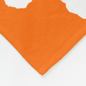 Tangerine Brown Audacious Africa Fleece Deken (Hoek)