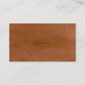 Tangerine Candle Company Carte de visite (Dos)