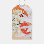 Tangerine Citrus Homemade Business Botanical Cadeaulabel (Achterkant)