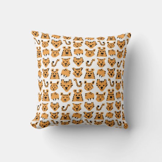 Tangerine-driehoeksligers Kussen (Voorkant)
