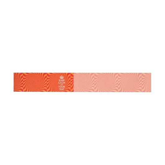 Tangerine HOUDT BEREKENING EN ZORG Omwikkelbaar Adreslabel (Individueel)