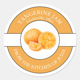 Tangerine Jam Label