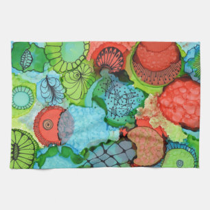 Tangerine Kitchen Towel Theedoek