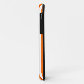 Tangerine Moderne Stripes Case-Mate iPhone Case (Achterkant/links)