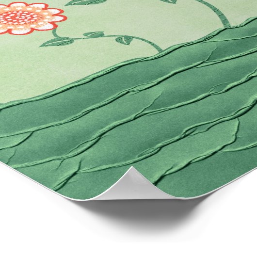 Tangerine Paysage Médias mixtes Poster Imprimer Ar (Coin)