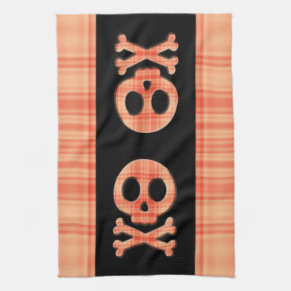 Tangerine Pset Skull Theedoek