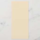 Tangerine Rozen gepersonaliseerd huwelijksprogramm Programma (Achterkant)