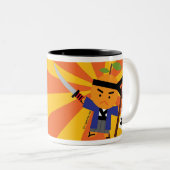 Tangerine Samurai Mok (Voorkant rechts)