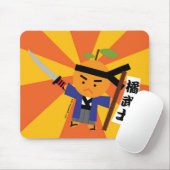 Tangerine Samurai Mousepad Muismat (Met muis)