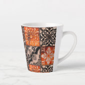 Tangerine Tegel Latte Mok (Rechts)