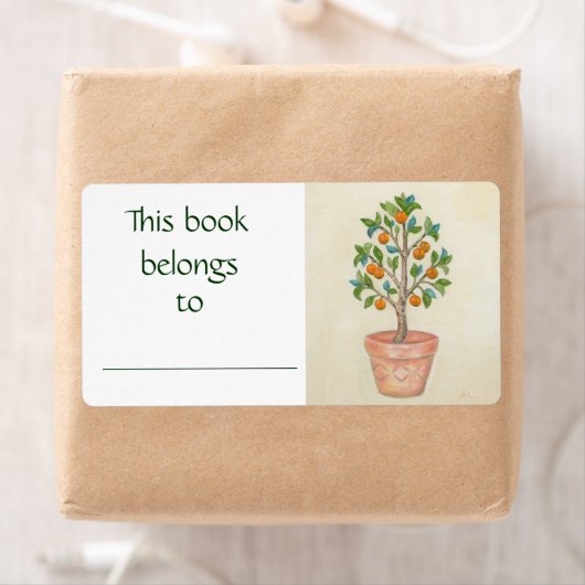 Tangerine Tree étiquette (En situation)