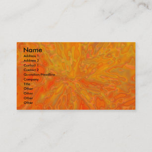 Tangerine Visitekaartje