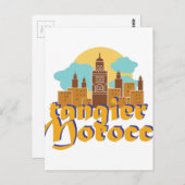 Tangier Marokko Briefkaart (Voorkant / Achterkant)