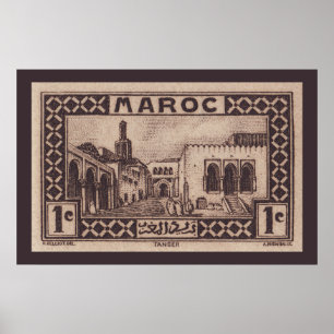 Tangier, Marokko - Poster