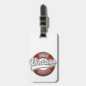 Tangier morocco logo bagagelabel (Voorkant verticaal)