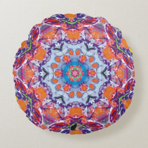 Tangiers Kaleidoscope Rond Kussen
