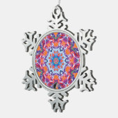 Tangiers Kaleidoscope Snowflake Ornament (Rechts)