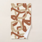 Tangle Carré Crème Sienne Brûlée (Serviette à main)