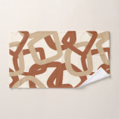 Tangle Carré Crème Sienne Brûlée (Serviette à main)