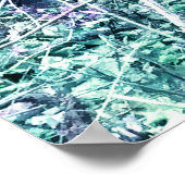 Tangle In Blue Poster (Hoek)